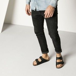 BIRKENSTOCK ARIZONA SANDALS BLACK “BIRKO FLO” Size 41 Regular Width (New in box)